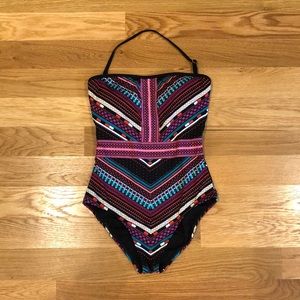 Laundry By Shelli Segal Multicolor One Piece Swimsuit